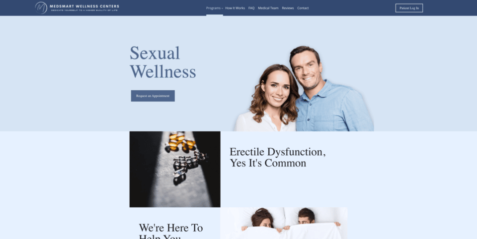 Medsmart Wellness Centers Web Design