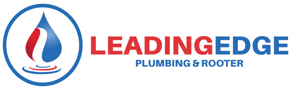 Leading edge plumbing logo