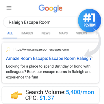 Raleigh escape room