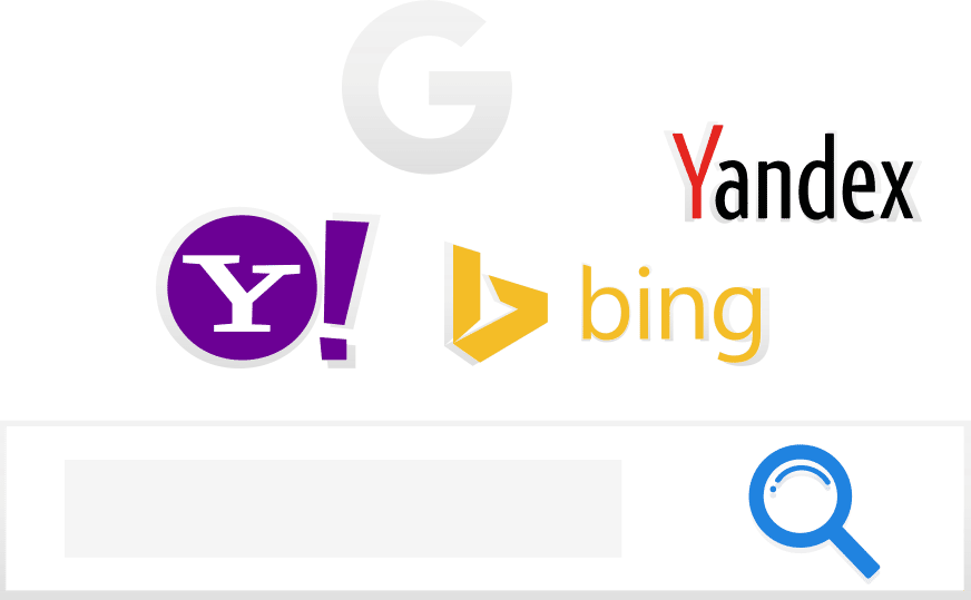 Popular search engines