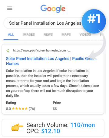 Solar panel installation los angeles