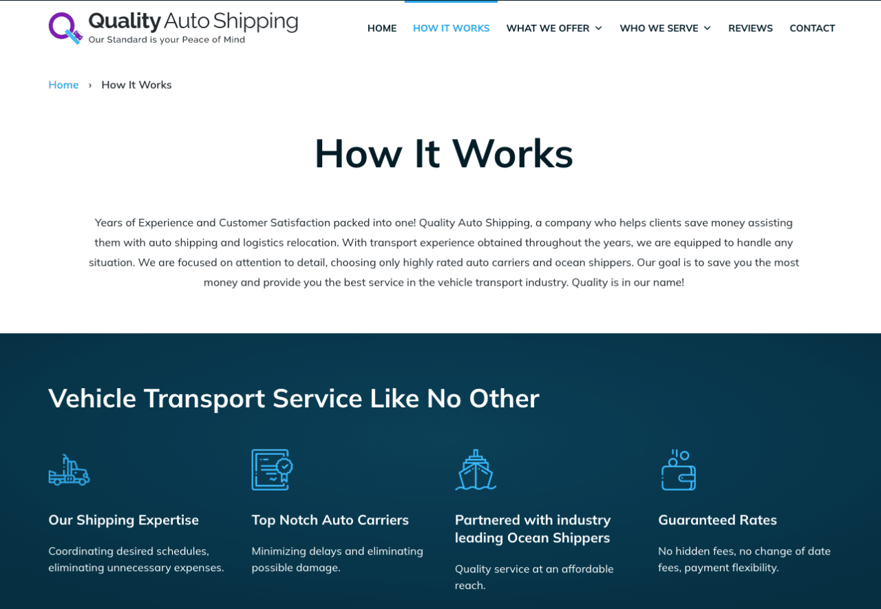 Quality Auto Shipping 1
