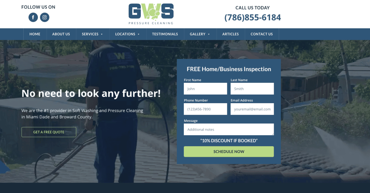 GWS Pressure Cleaning 0