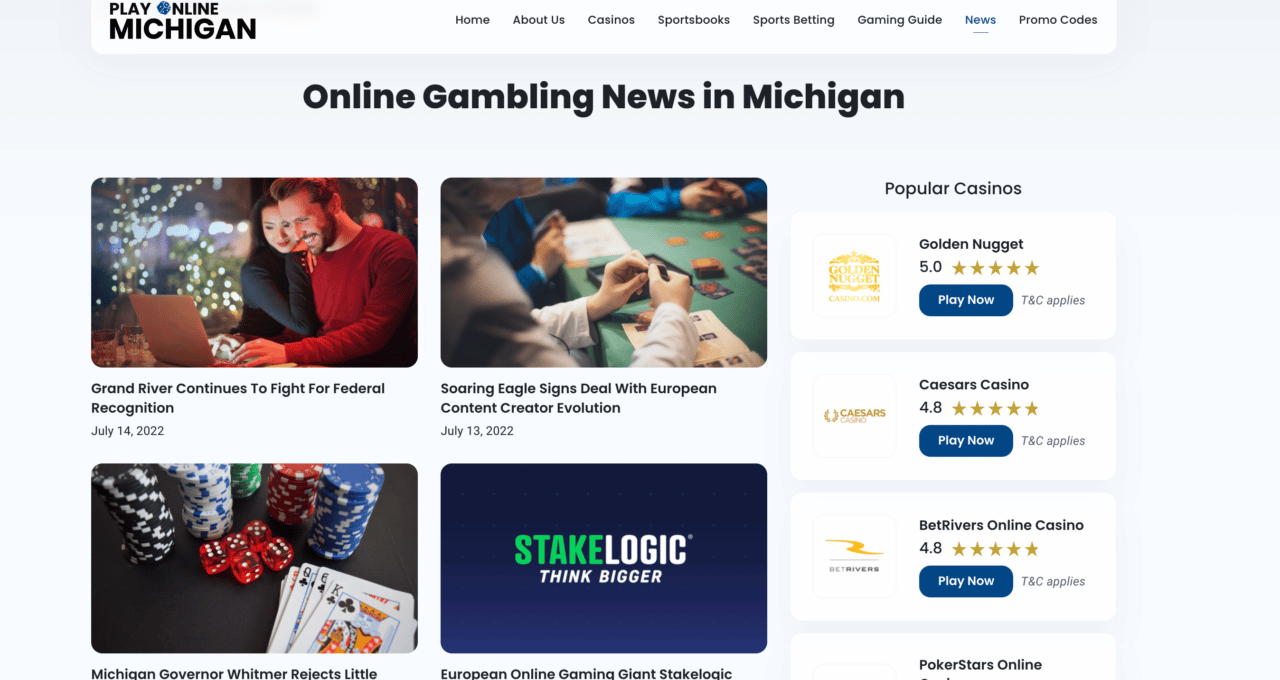 Play Online Michigan 2