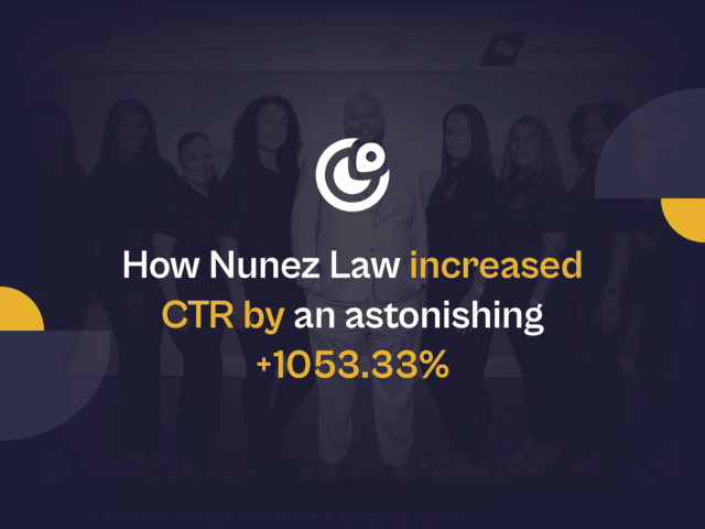 How nunez law increased ctr by an astonishing 1053. 33