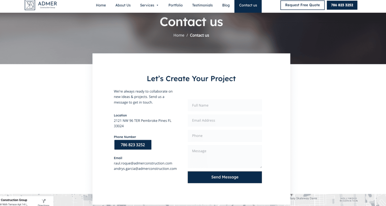 Admer Construction Group 1
