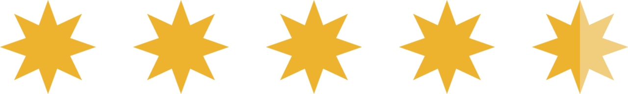 4.5 stars