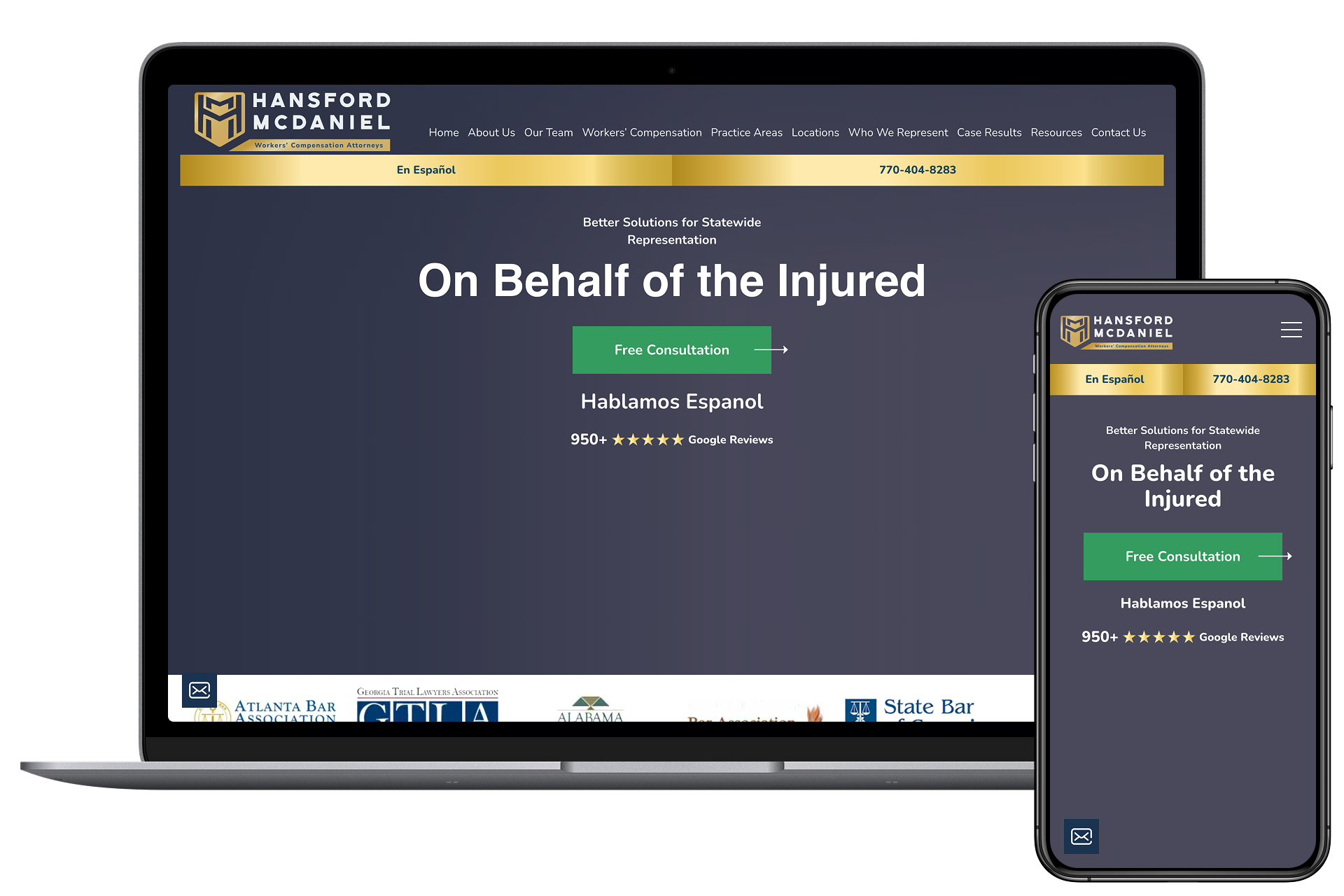 hansfordlawfirm website