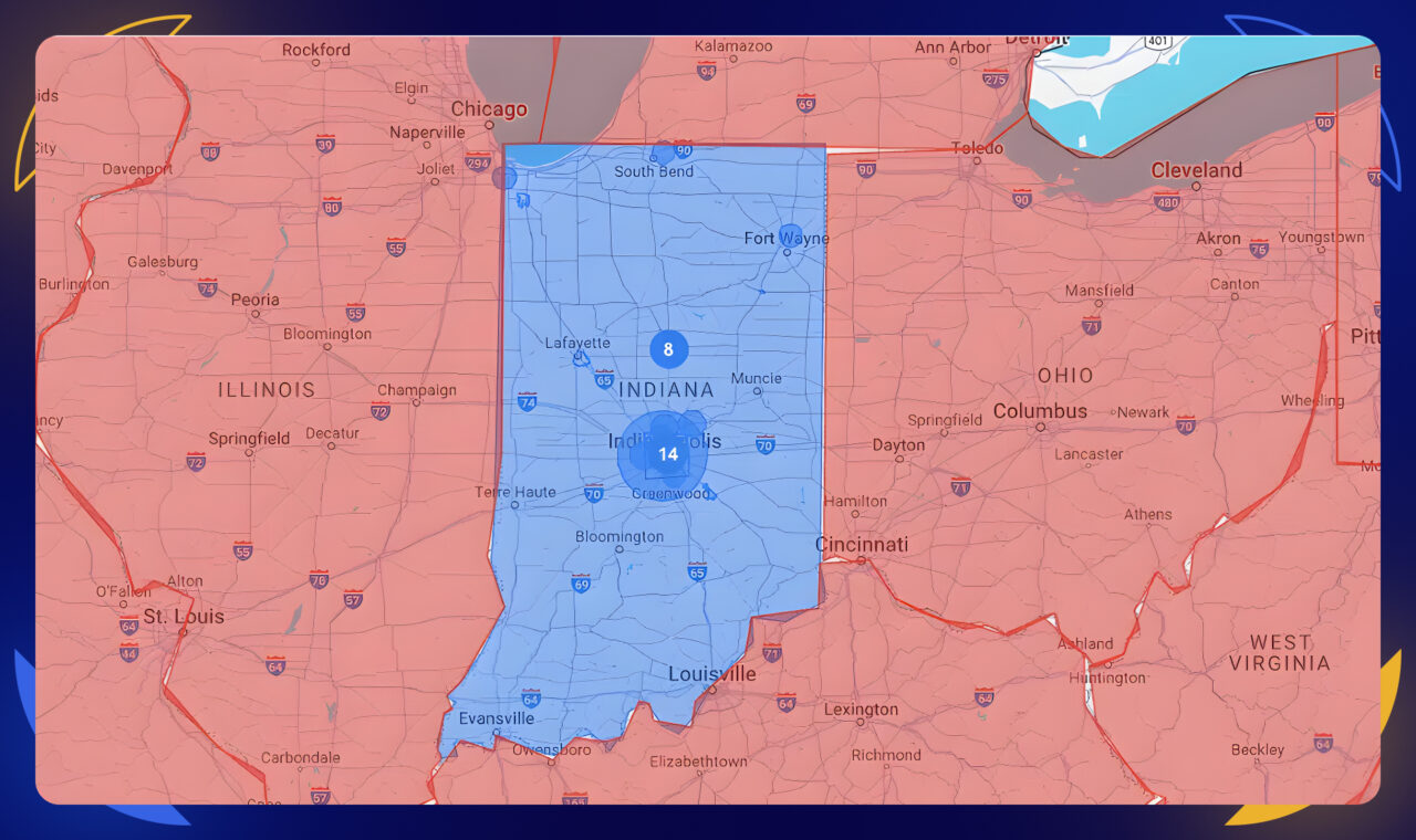 What is Geofencing Marketing: A Simple Guide 5 six mile radius around hospitals and emergency rooms